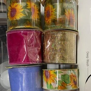 Sunflower and Glitter Ribbon Collection